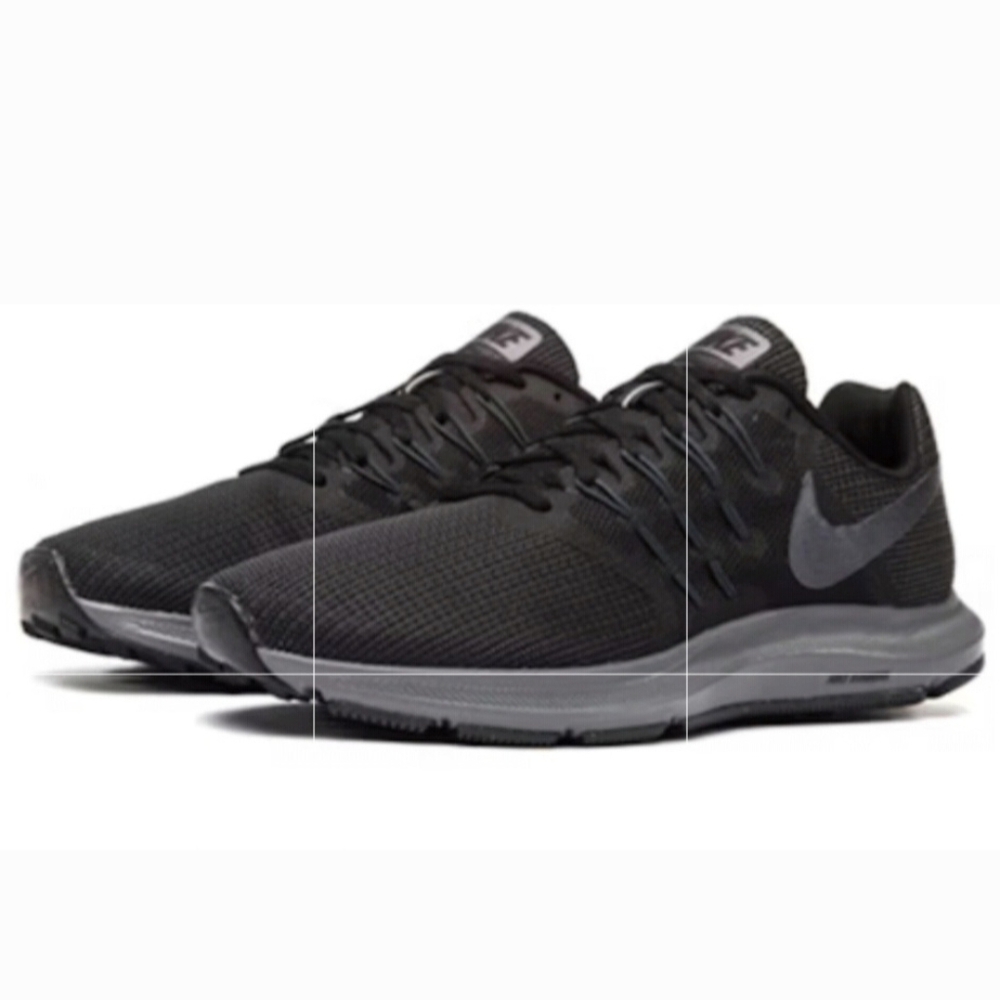 Nike Men's Original Run Swift Running Sneakers Black/Grey Size 13  Rn#343231 EUC